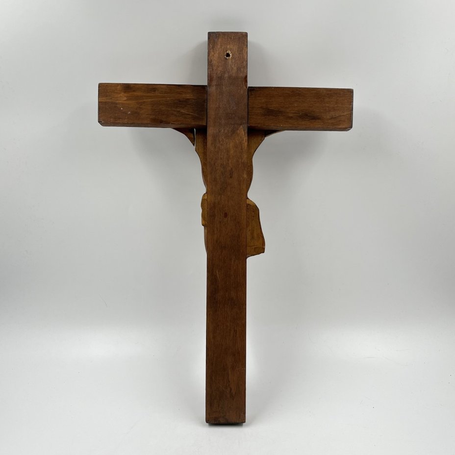 Распятие Христово (католический крест), дерево, резьба, Европа, 1980-2000 гг.