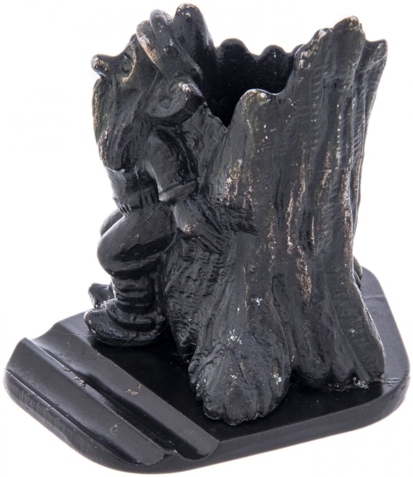 Карандашница "Гном", силумин, литьё, крашение, СССР, 1970-1990 гг.