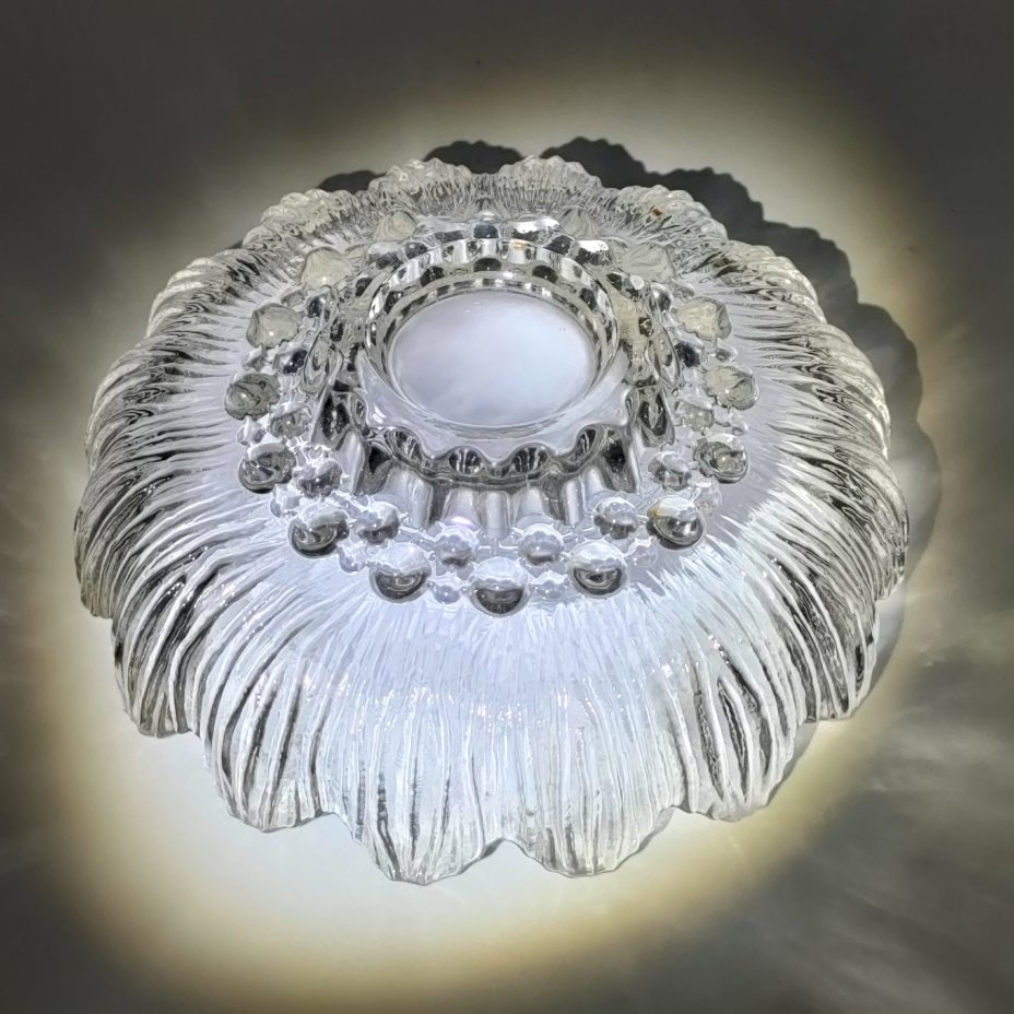 Конфетница "Ямки", ЗАО "Никольский завод светотехнического стекла" ("NiNaGlass")