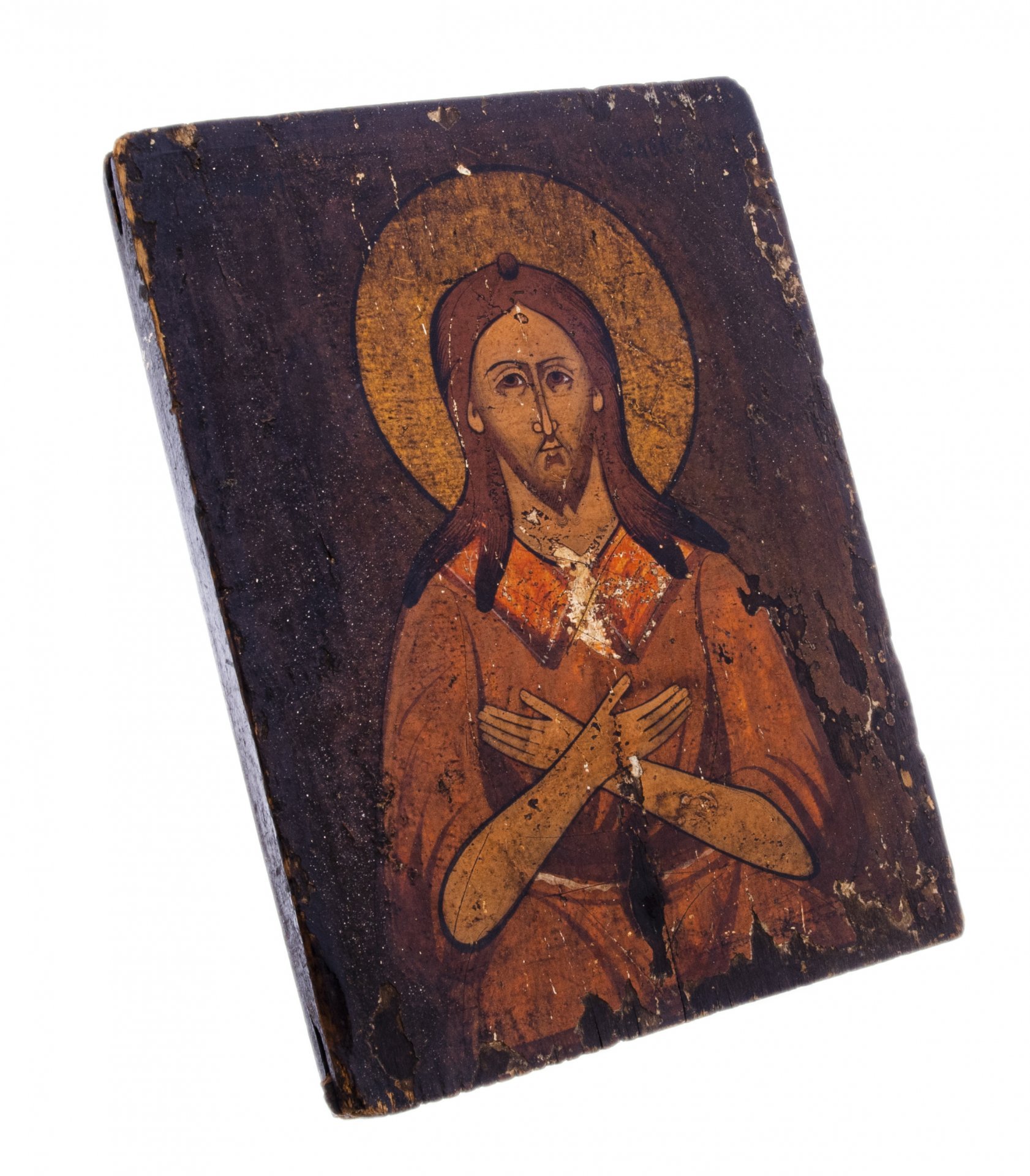 Икона "Алексий человек Божий", дерево, темпера, Российская Империя, 1880-1900 гг.