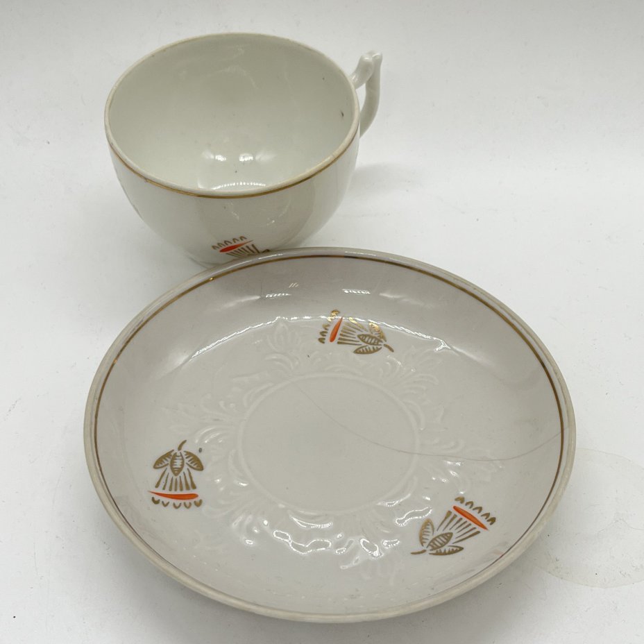 Чайная пара со стилизованным декором