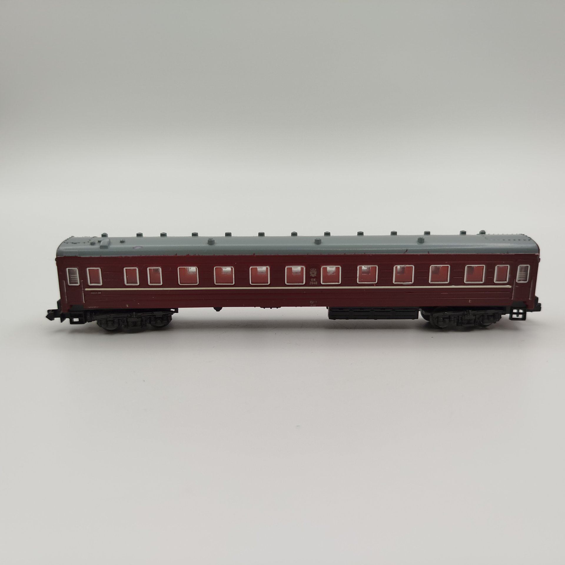 Модель вагона железнодорожного "Weitstreckenwagen 1/4145-191", в оригинальной коробке, пластик, бумага, печать, Piko, ГДР, 1970-1989 гг., Piko