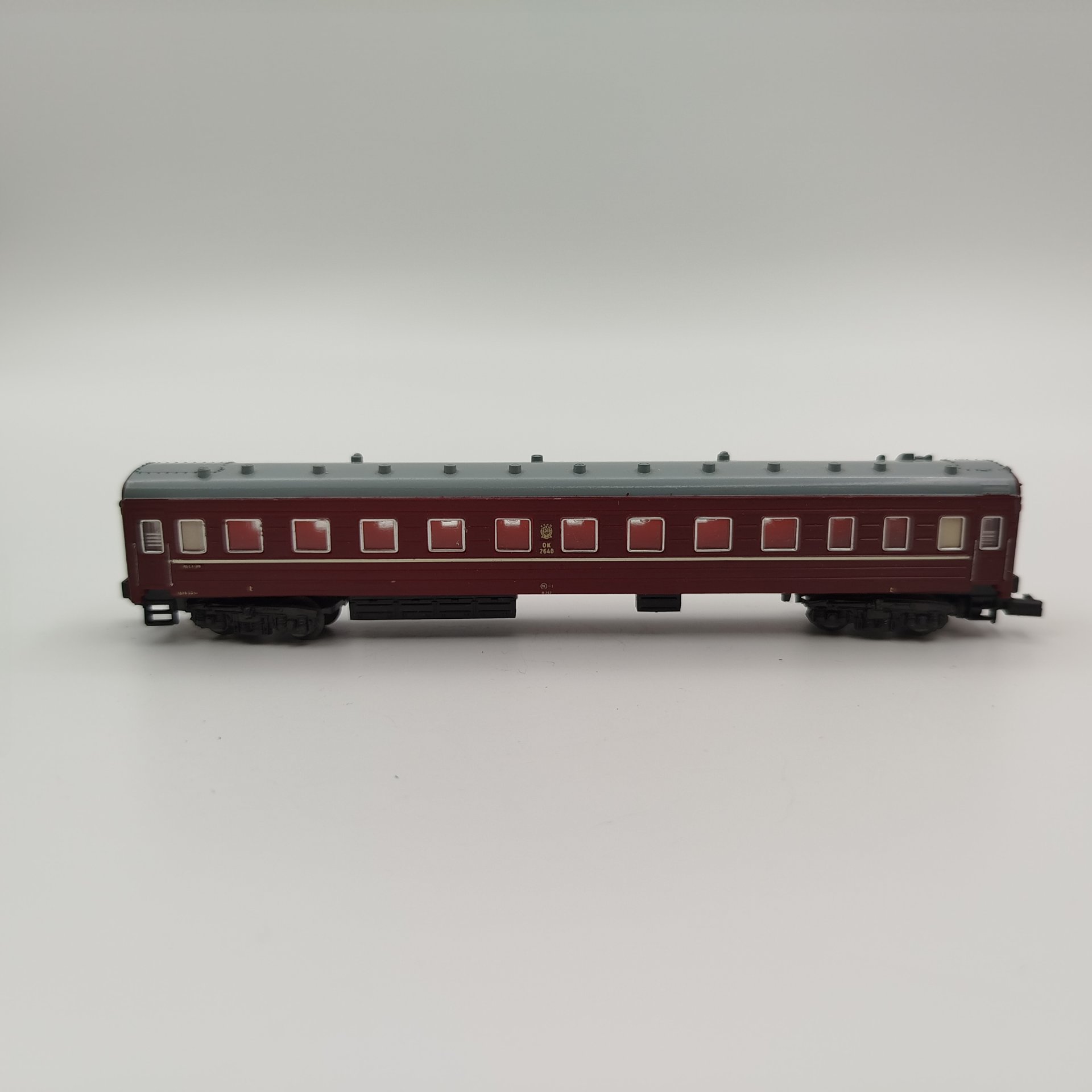 Модель вагона железнодорожного "Weitstreckenwagen 1/4145-191", в оригинальной коробке, пластик, бумага, печать, Piko, ГДР, 1970-1989 гг., Piko