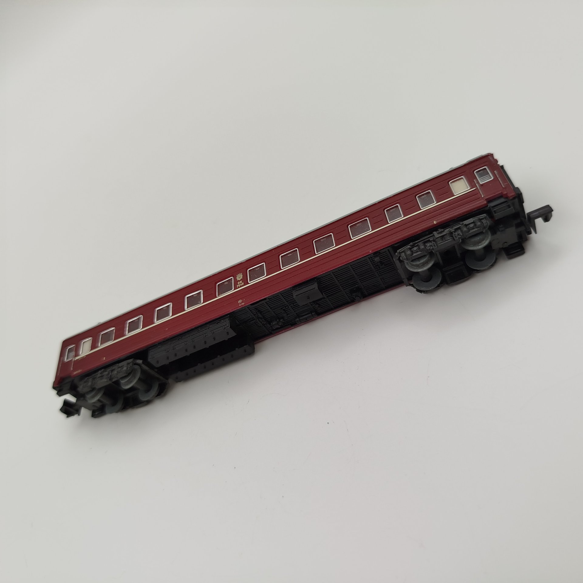 Модель вагона железнодорожного "Weitstreckenwagen 1/4145-191", в оригинальной коробке, пластик, бумага, печать, Piko, ГДР, 1970-1989 гг., Piko