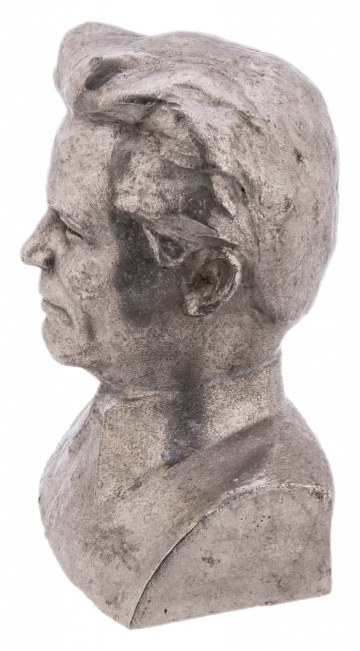 Бюст "С.М. Киров", силумин, скульптор Н.А.Теплов, СССР, 1970-1990 гг.