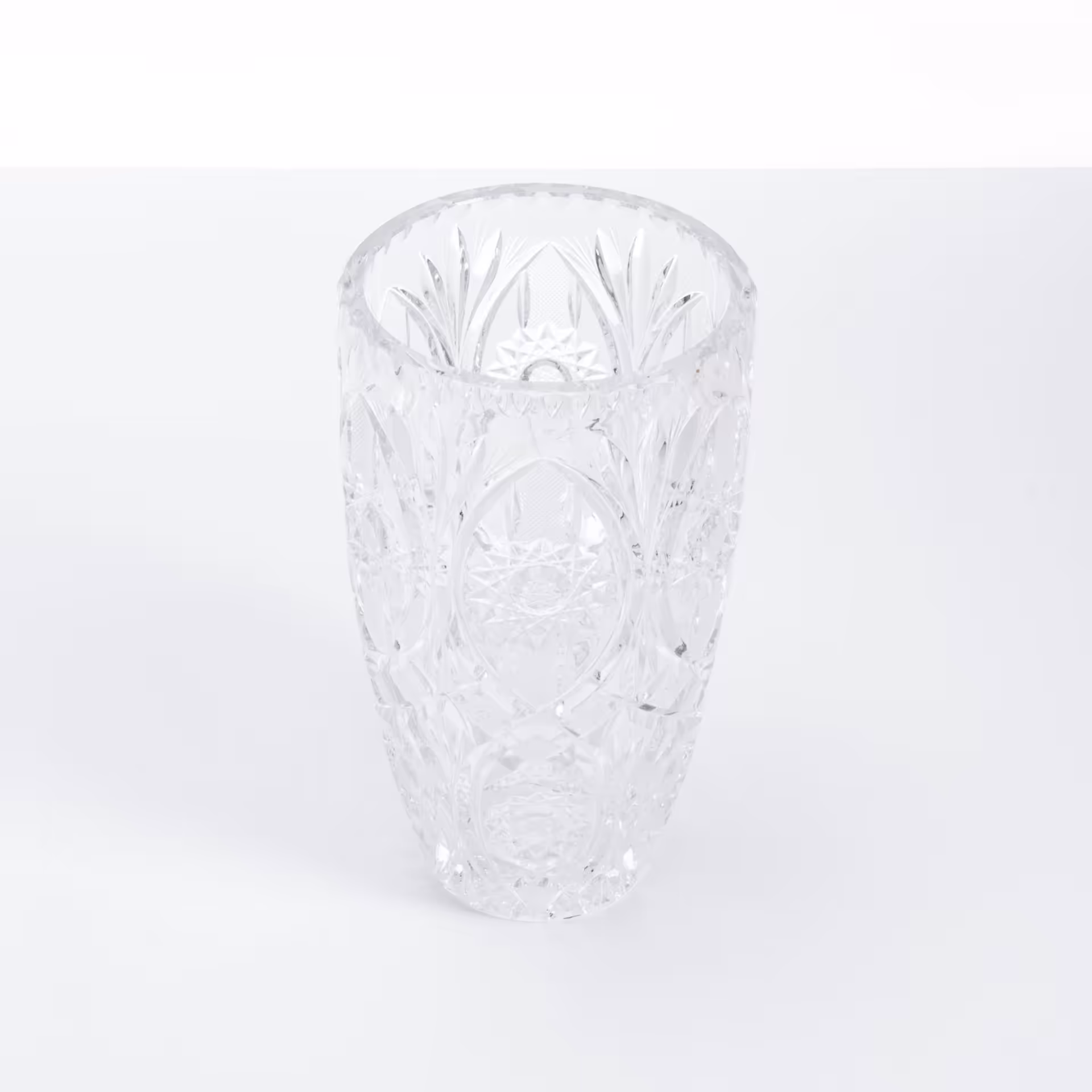 Ваза для цветов, хрусталь, алмазная грань, СССР, 1970-1990 гг.