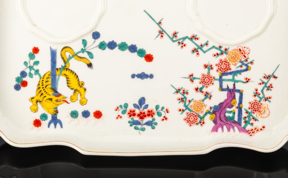 Поднос (от письменного набора) из серии "Kakiemon", Meissen (Мейсенский фарфор), Meissener Porzellan (Мейсенский фарфор)