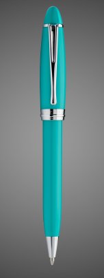 Шариковая ручка Aurora Ipsilon ResinStagioni d'Italia emerald CT, Лаки и смолы: смола, хром