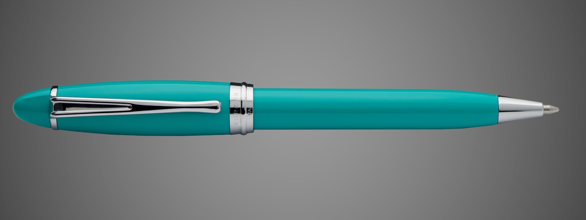 Шариковая ручка Aurora Ipsilon ResinStagioni d'Italia emerald CT, Лаки и смолы: смола, хром