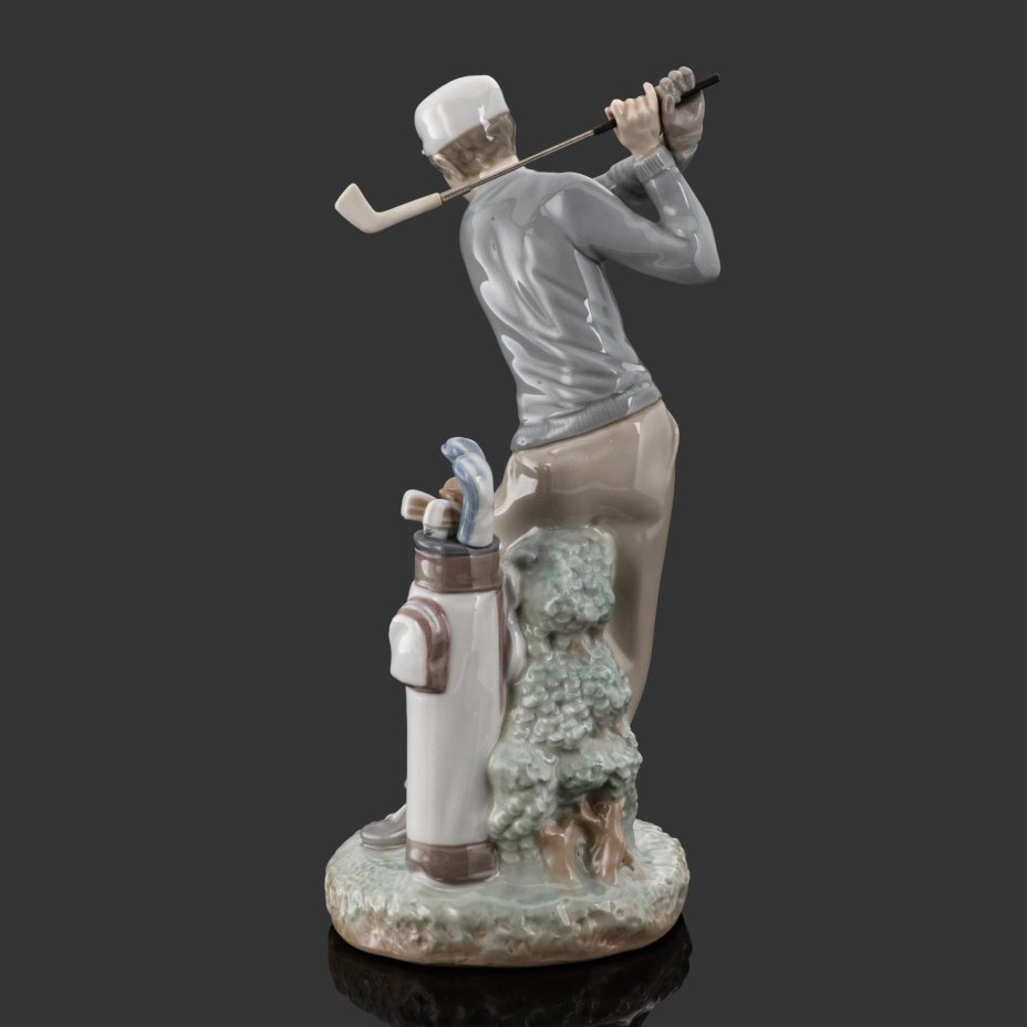 Статуэтка "Игрок в гольф" ("Гольфист"), фарфор, Lladro, Испания, 1977-1984 гг.