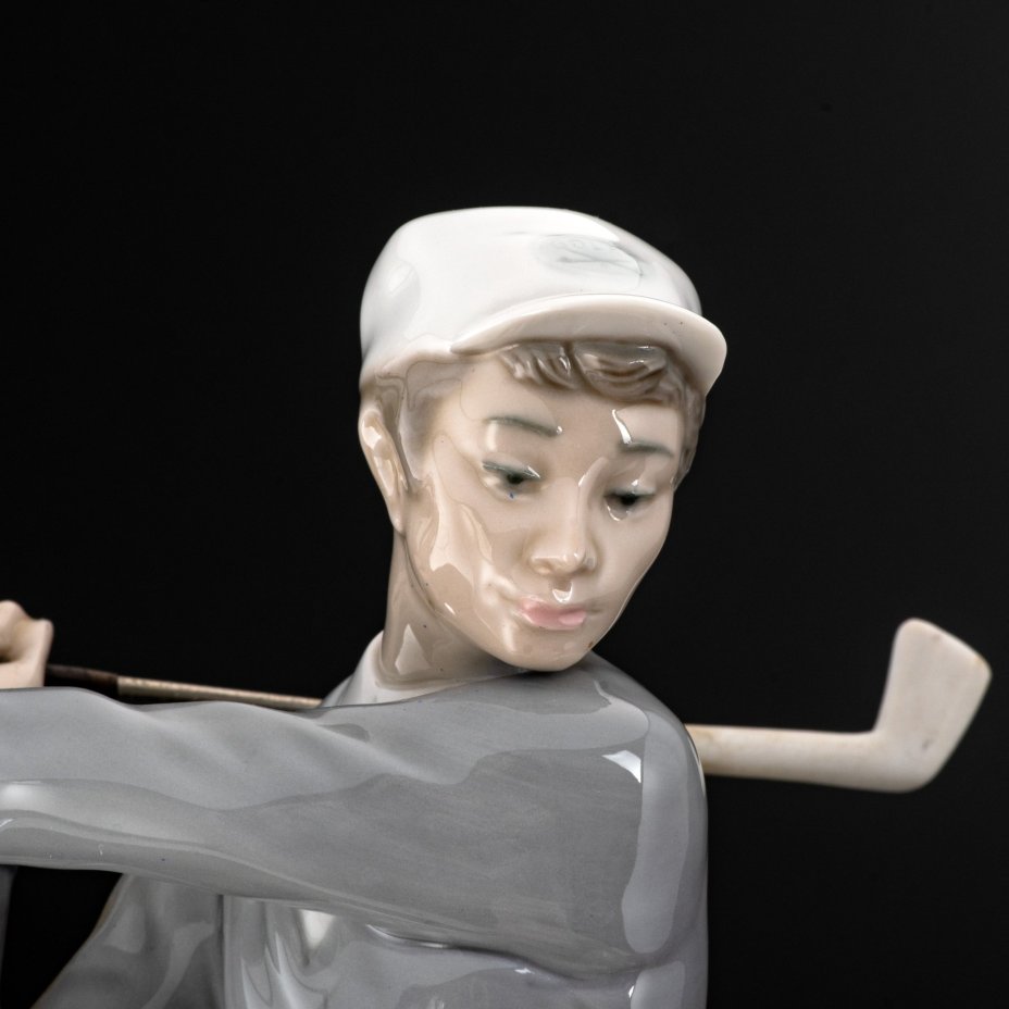 Статуэтка "Игрок в гольф" ("Гольфист"), фарфор, Lladro, Испания, 1977-1984 гг.