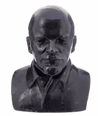 Бюст В.И. Ленина, чугун, Кусинский чугунолитейный завод, СССР, 1988 г., Кусинский чугунолитейный завод (Куса)
