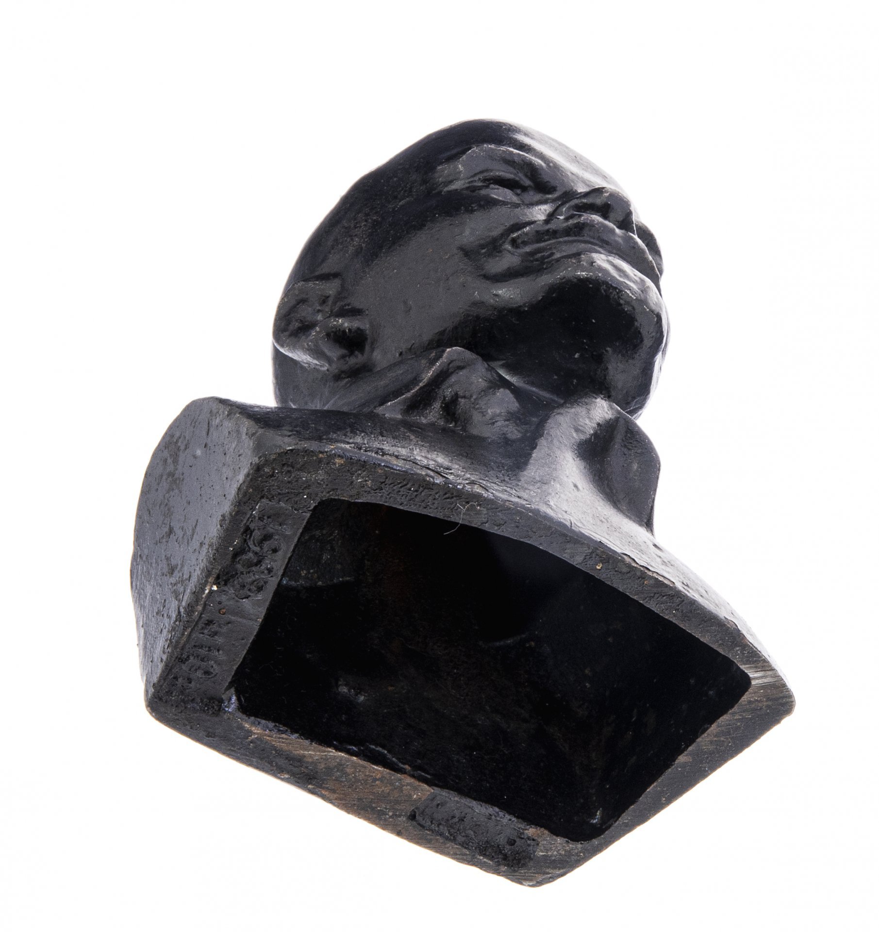 Бюст В.И. Ленина, чугун, Кусинский чугунолитейный завод, СССР, 1988 г. — фото 4