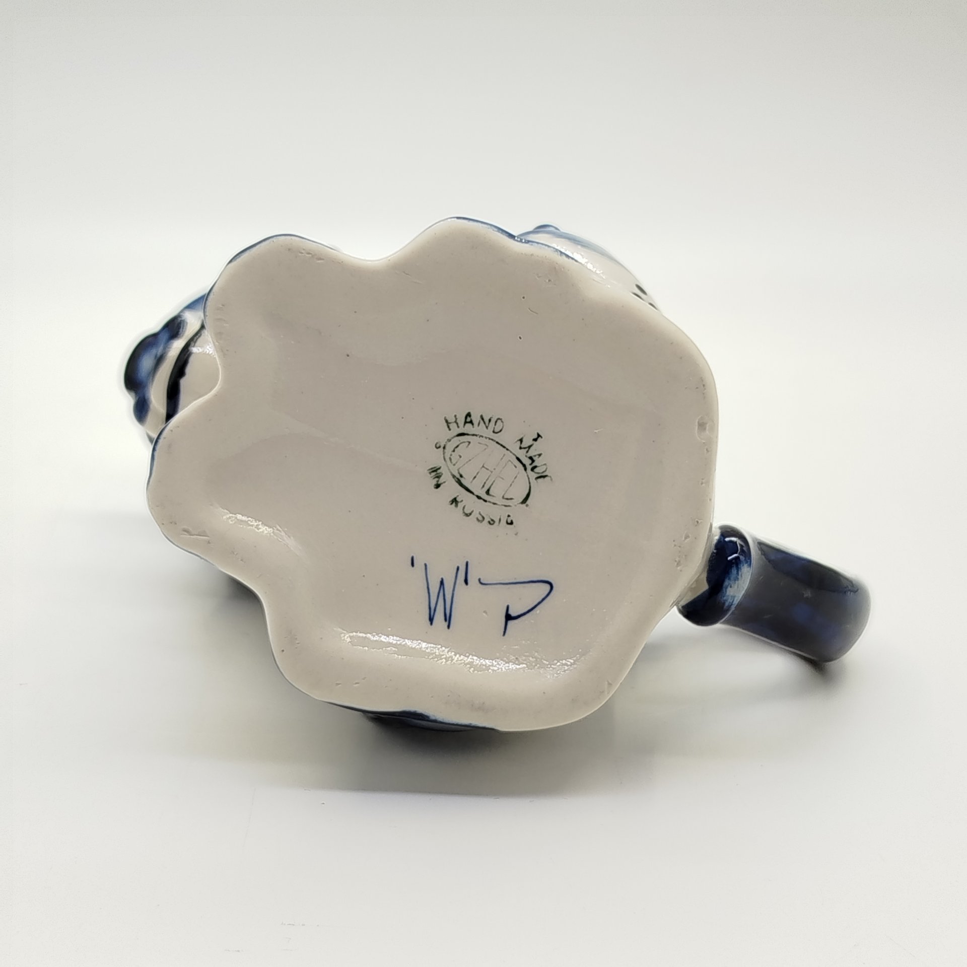 Кувшин (молочник) "Лев", Гжель