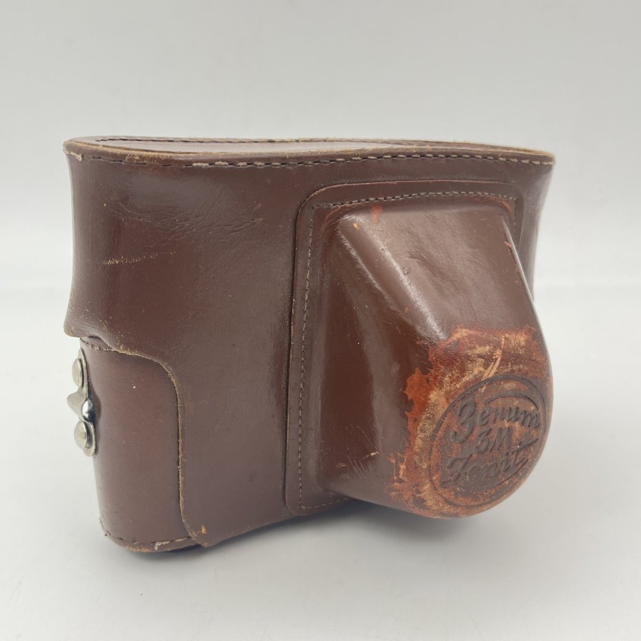 Фотоаппарат "Зенит 3-М" с объективом "Индустар-50", металл, стекло, пластик, Красногорский механический завод (КМЗ), СССР, 1967 г.