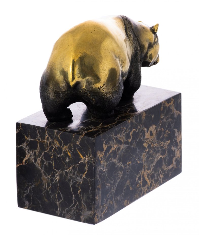 Скульптура "Панда", бронза, камень, Западная Европа, 2000-2020 гг.