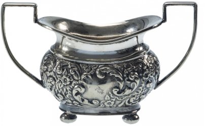 Сахарница, латунь с серебрением, г.Шеффилд, Великобритания, 1960-1980 гг.