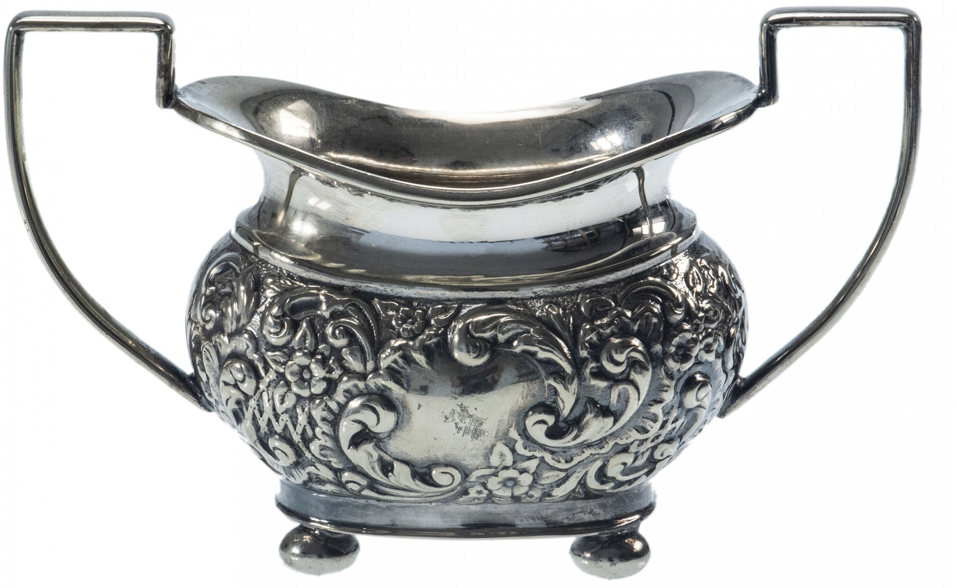 Сахарница, латунь с серебрением, г.Шеффилд, Великобритания, 1960-1980 гг.
