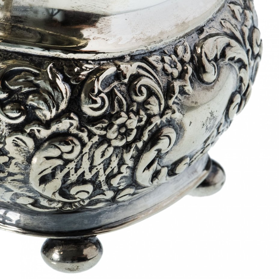 Сахарница, латунь с серебрением, г.Шеффилд, Великобритания, 1960-1980 гг.