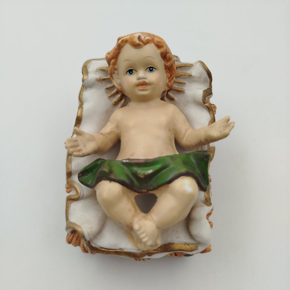Статуэтка "Малыш в кроватке", фарфор, роспись, Европа, 2000-2010 гг.