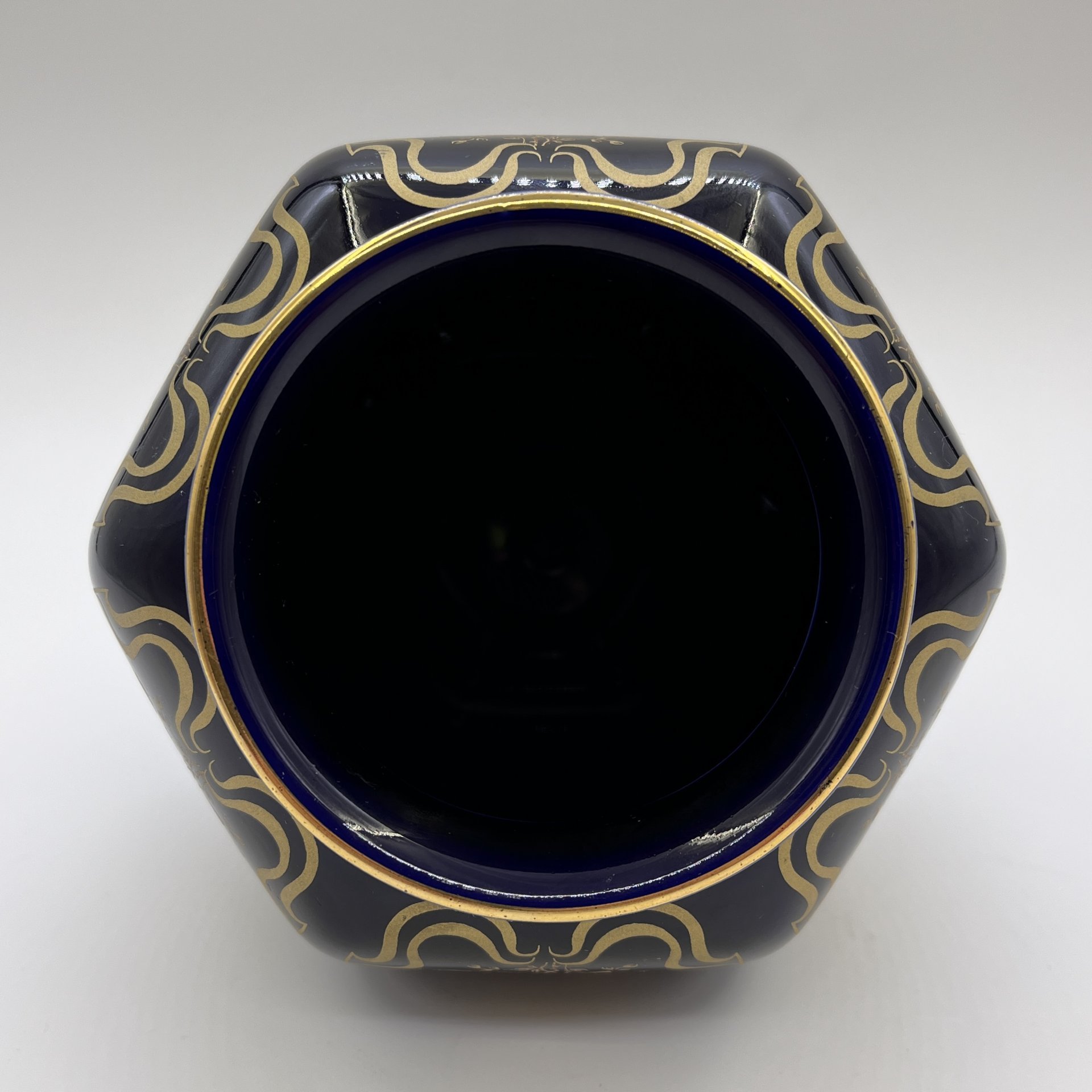 Ваза с цветочным декором, фарфор, деколь, золочение, Bareuther & Co., Bavaria, Германия, 1980-1990 гг.