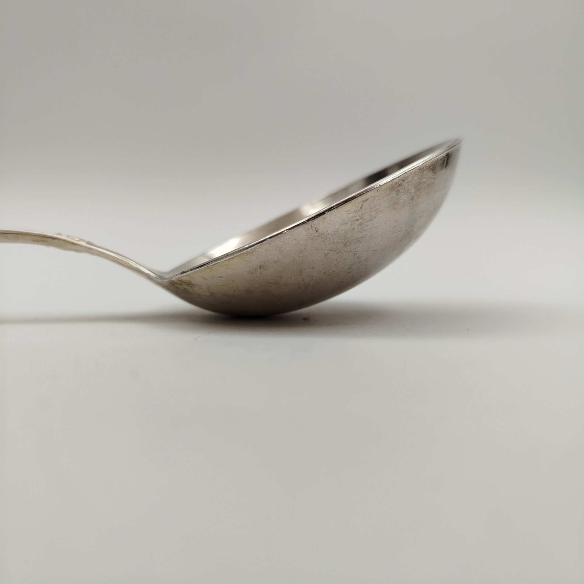 Половник с растительным декором, металл, серебрение, Италия, 1970-2000 гг.