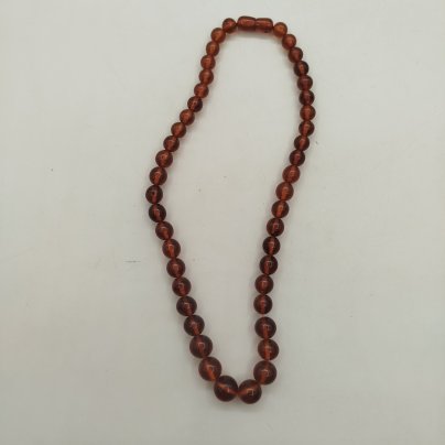 Бусы с бусинами круглой формы, янтарь, СССР, 1980-1990 гг.