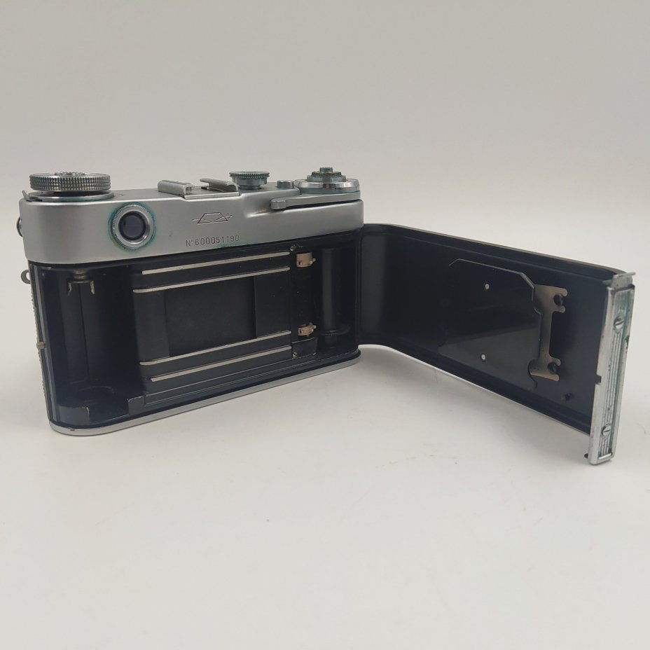 Фотоаппарат "Зоркий-6" с объективом "Индустар-50" в оригинальном кофре, металл, стекло, пластик, кожа, Красногорский механический завод (КМЗ), СССР, 1959-1966 гг.