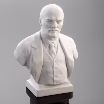 Бюст "Владимир Ильич Ленин", Ленинградский фарфоровый завод (ЛФЗ)