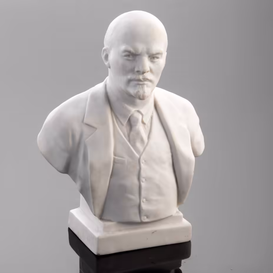 Бюст "Владимир Ильич Ленин", Ленинградский фарфоровый завод (ЛФЗ)