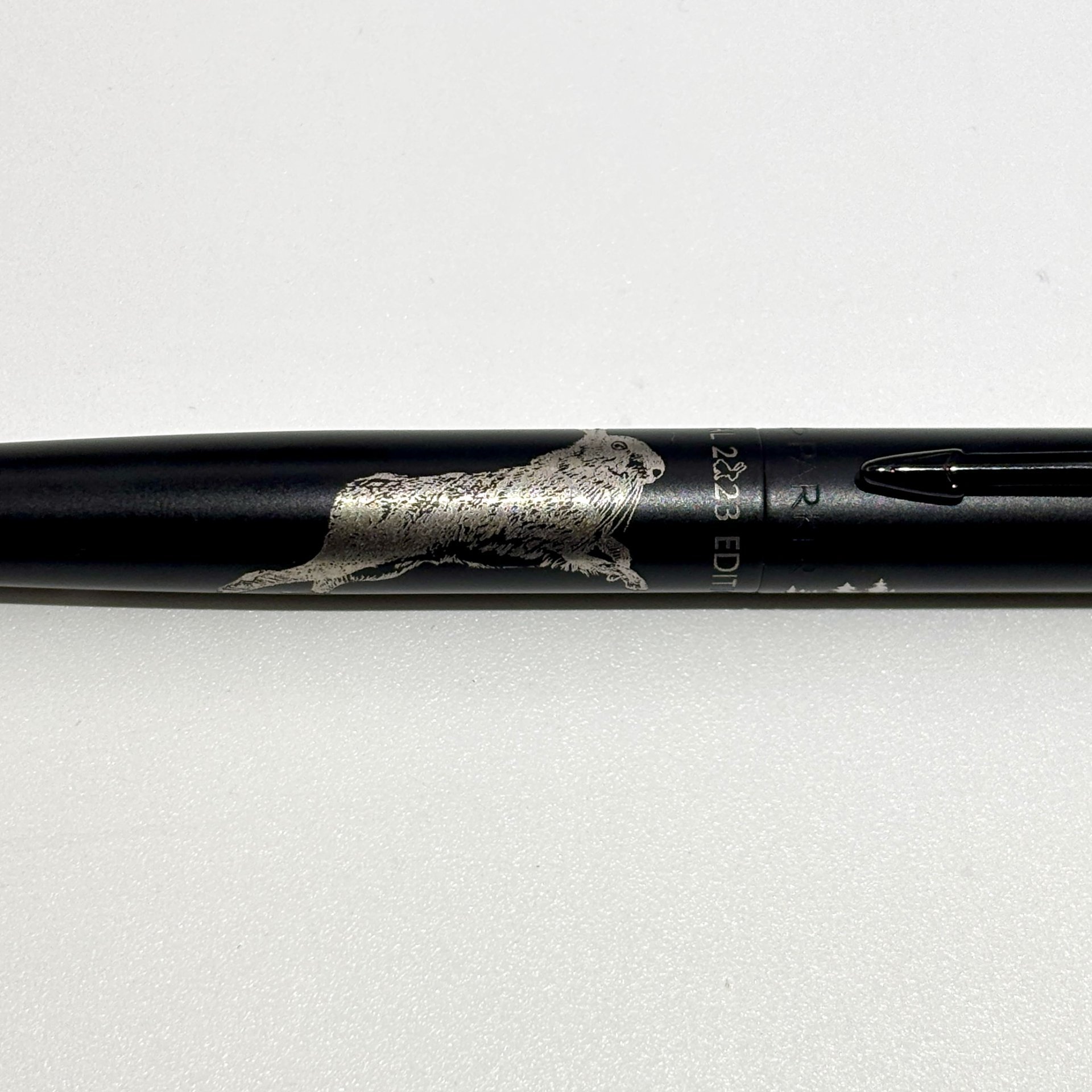Шариковая ручка "Кролик" в коробке, Parker, нержавеющая сталь, гравировка, Китай, Китай