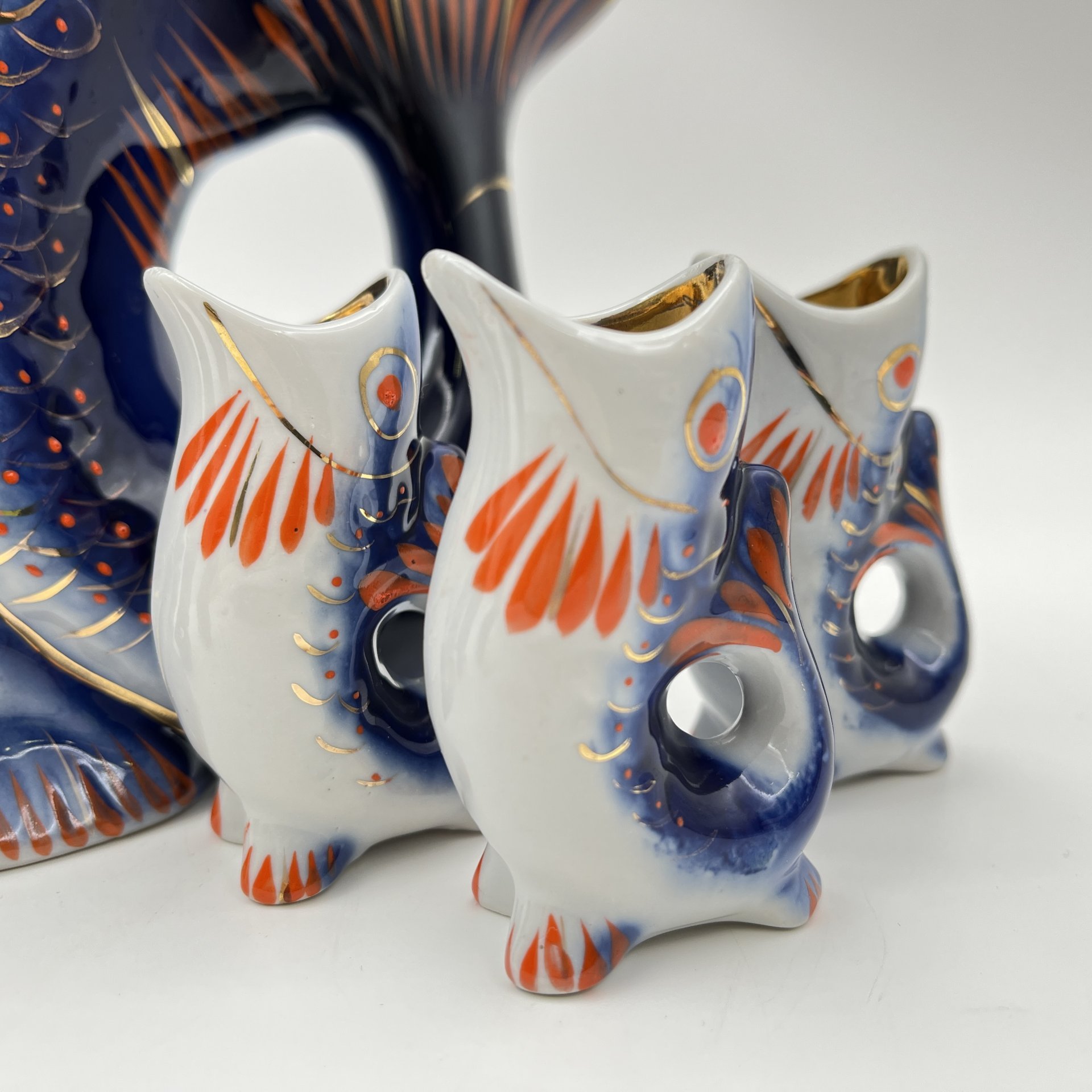 Набор для крепких напитков "Рыба" (штоф и 6 стопки), автор М.Д.Барамидзе