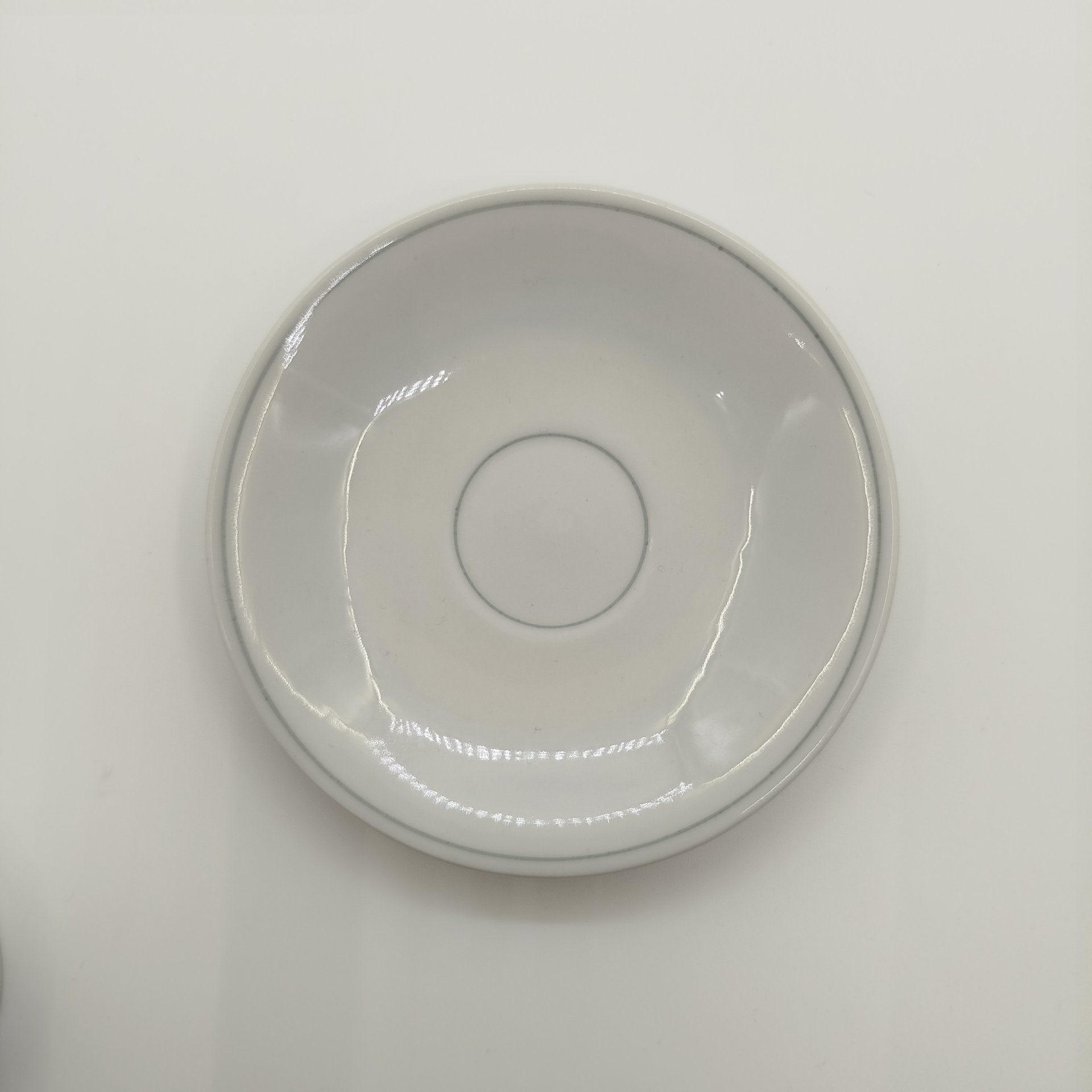 Кофейная пара сувенирная, украшенная гербом города Leipzig, фарфор, обводка, деколь, Weimar Porzellan (Веймарский фарфор), ГДР, 1949-1980 гг.