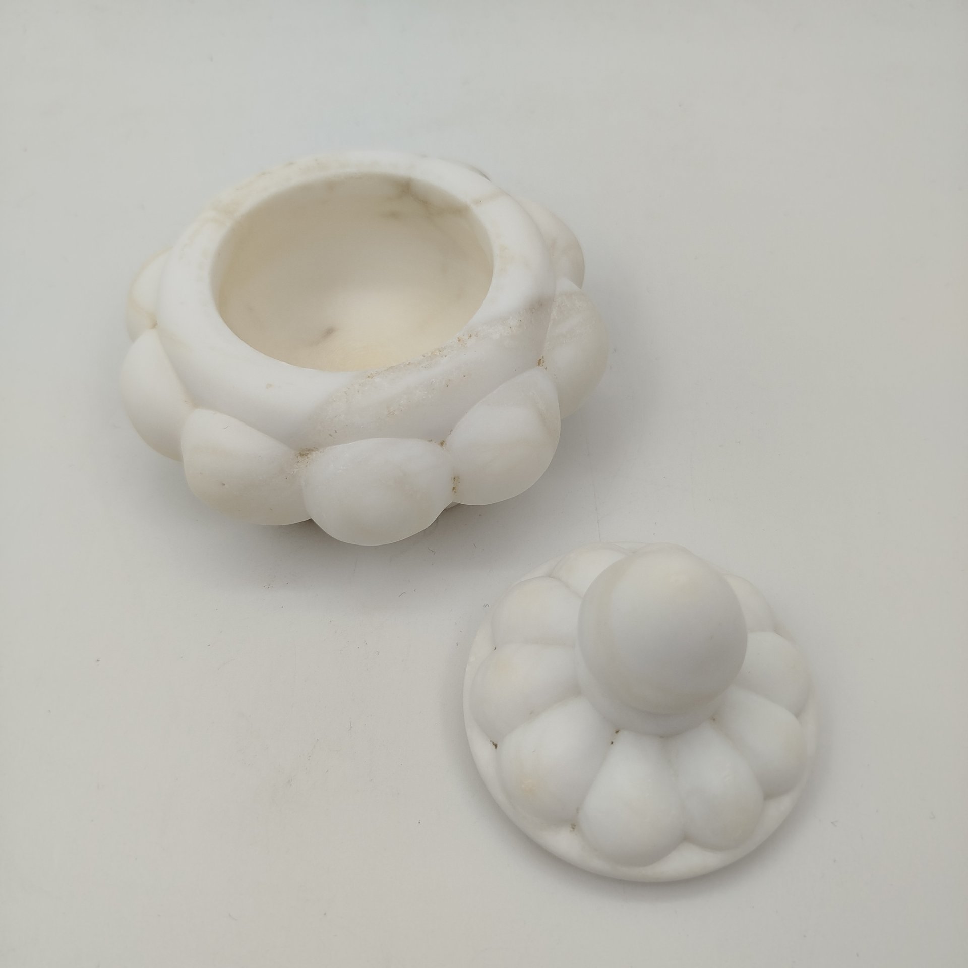 Шкатулка миниатюрная, мрамор, Россия, 1890-1930 гг.
