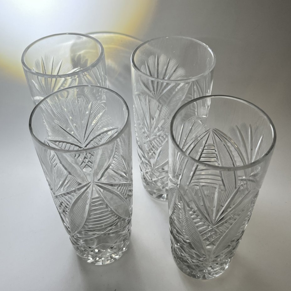 Набор для прохладительных напитков из 4 стаканов