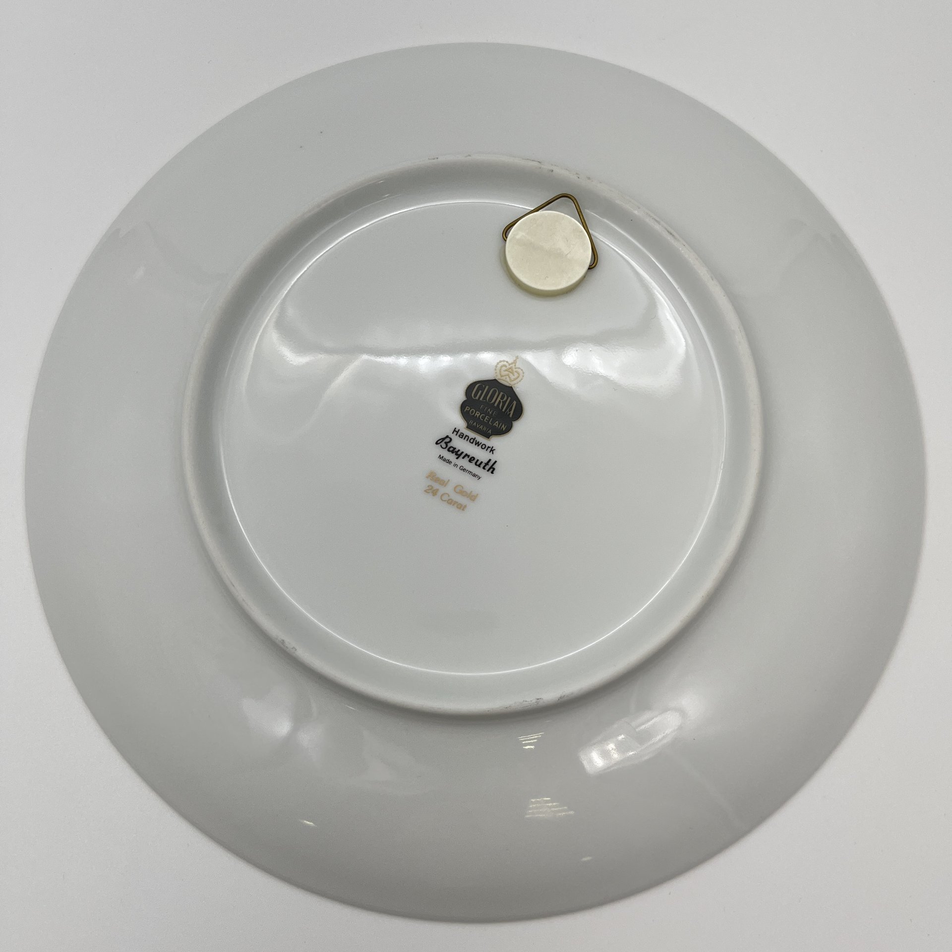 Тарелка декоративная с изображением зимнего пейзажа, Gloria Fine Porcelain Bavaria