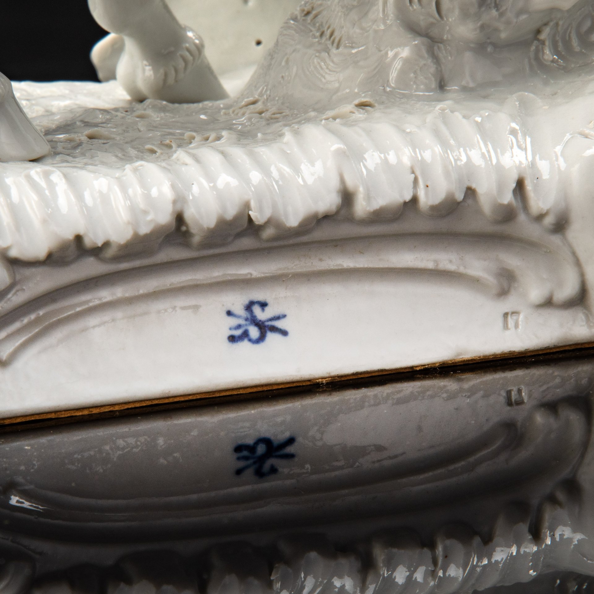 Скульптура "Арабский воин на коне" ("Бедуин"), скульптор Reinhard Möller (предположительно), фарфор, Scheibe-Alsbach Porzellan, Германия, 1925-1972 гг.