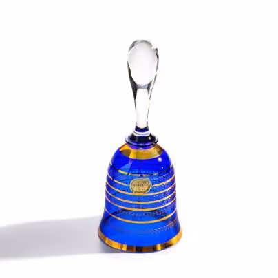 Колокольчик сувенирный, декорированный орнаментальными лентами, Bohemia Crystal (Bohemia Glass)