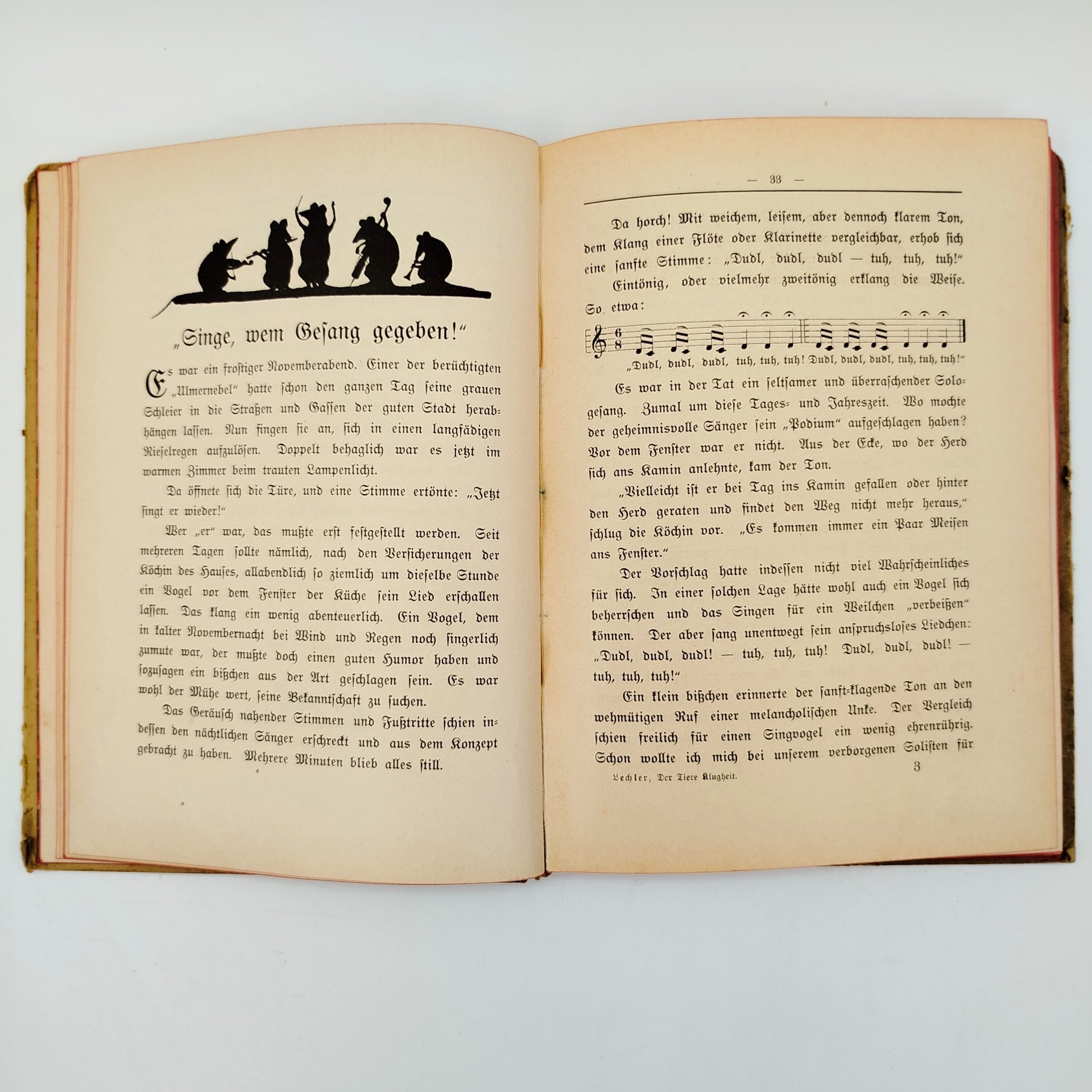 Книга «Der Tiere Klugheit und Gemüt» (Ум и нрав животных: книга для маленьких и больших любителей животных), автор Cornelie Lechler, Издательство Bertelsmann в г. Гютерсло, бумага, печать, Германия, 1911 г.