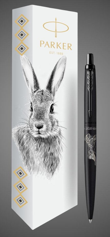 Шариковая ручка Parker Jotter XL LIMITED EDITION 2023 (символ года) в подарочной упаковке, цвет: Black, стержень: Mblue, Покрытия: PVD-покрытие, лак, нержавеющая сталь