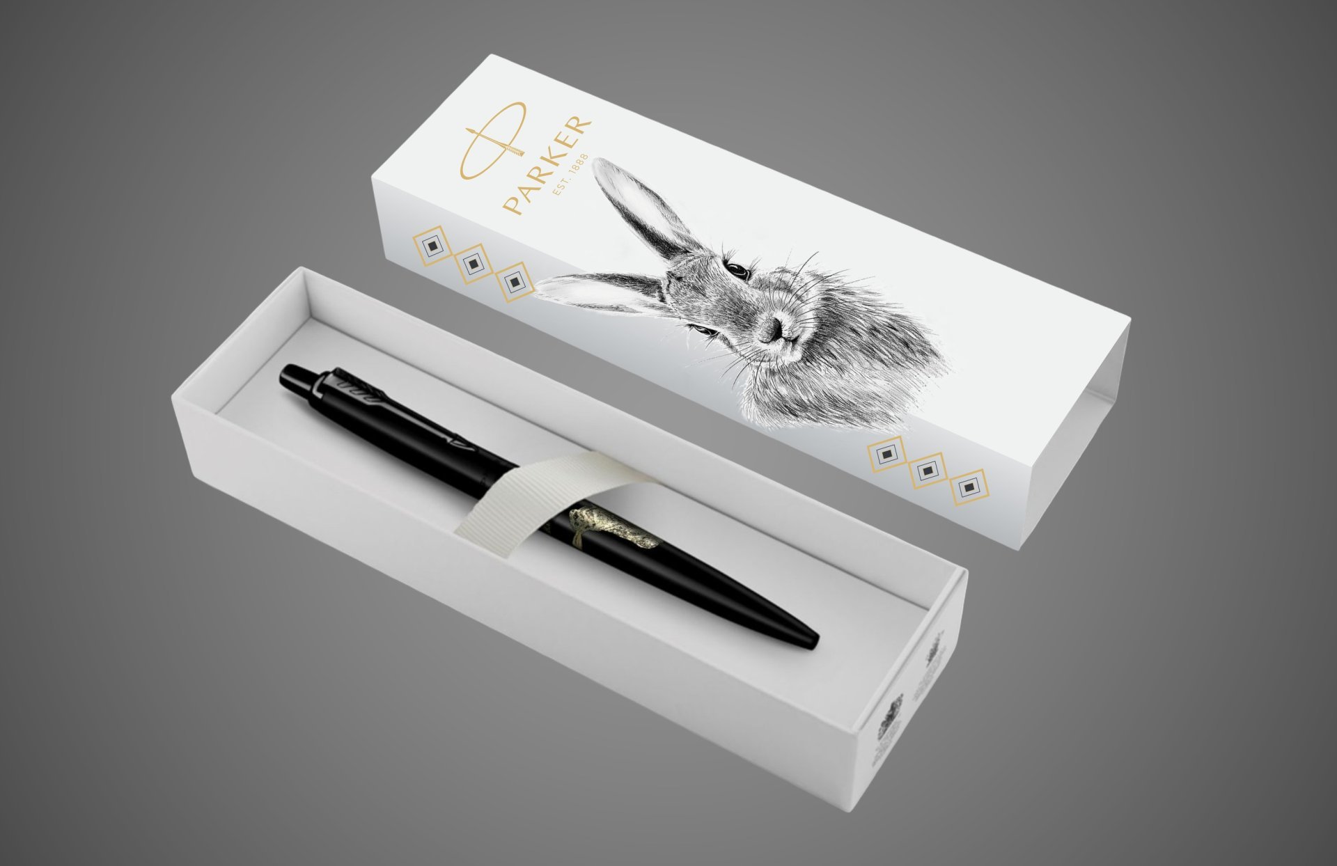 Шариковая ручка Parker Jotter XL LIMITED EDITION 2023 (символ года) в подарочной упаковке, цвет: Black, стержень: Mblue, Покрытия: PVD-покрытие, лак, нержавеющая сталь