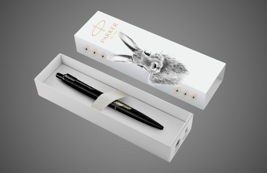 Шариковая ручка Parker Jotter XL LIMITED EDITION 2023 (символ года) в подарочной упаковке, цвет: Black, стержень: Mblue, Покрытия: PVD-покрытие, лак, нержавеющая сталь