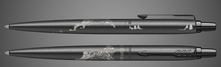 Шариковая ручка Parker Jotter XL LIMITED EDITION 2023 (символ года) в подарочной упаковке, цвет: Black, стержень: Mblue, Покрытия: PVD-покрытие, лак, нержавеющая сталь