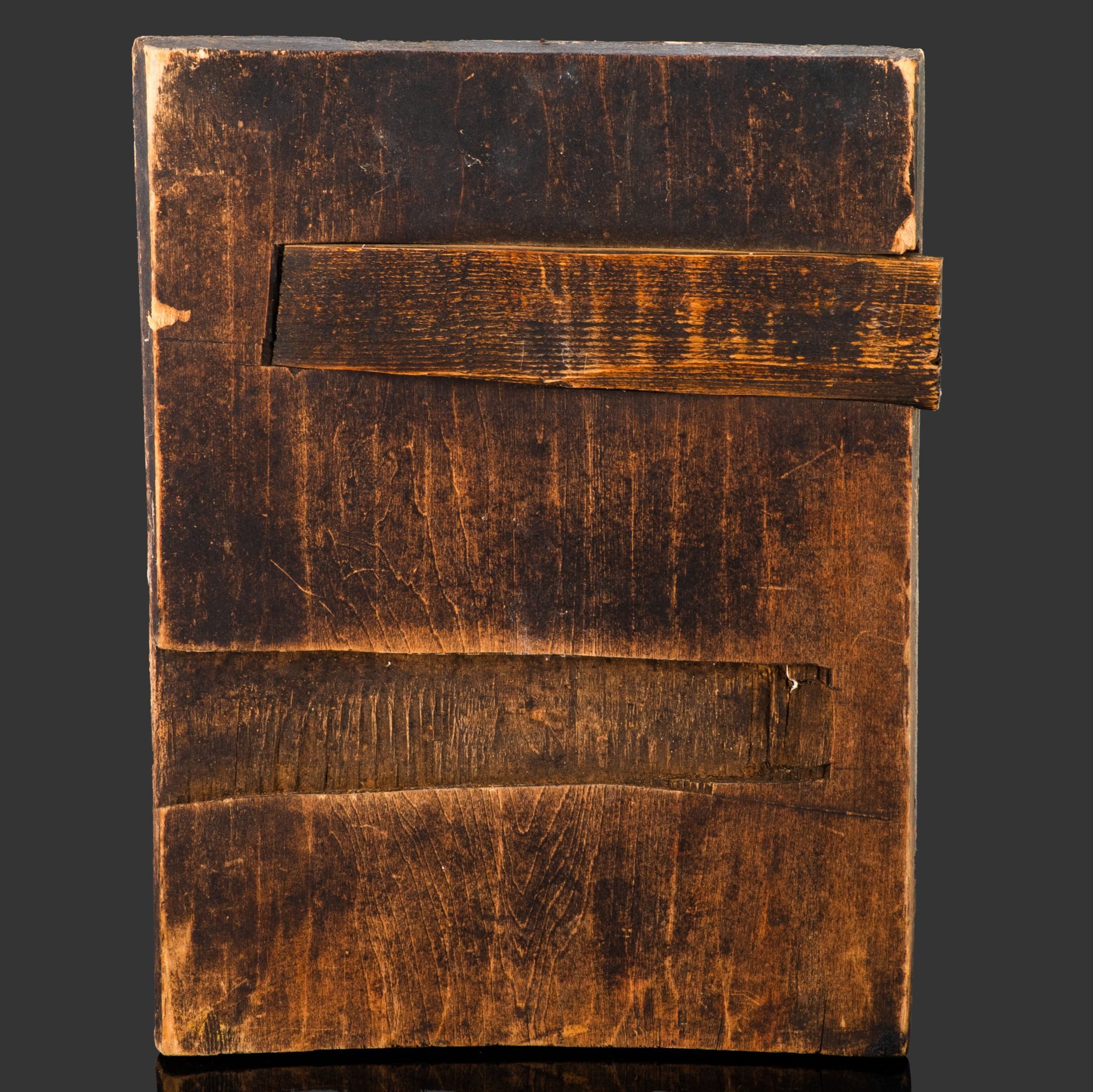 Икона "Троица Ветхозаветная", дерево, темпера, Российская империя, 1850-1910 гг.