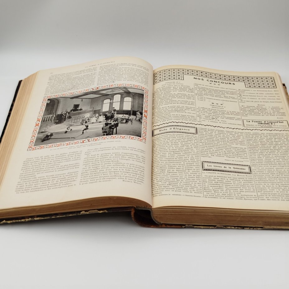 (аукцион весна) Подшивка журнала "La femme d'aujourd'hui" ("Современная женщина"), №1 и фрагменты других номеров