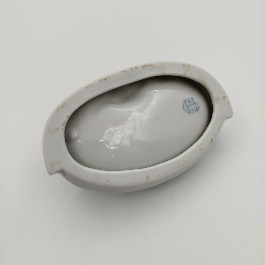 Пепельница "Птица на виноградной лозе", фарфор, роспись, Heinz & Co., Heinz & Co.