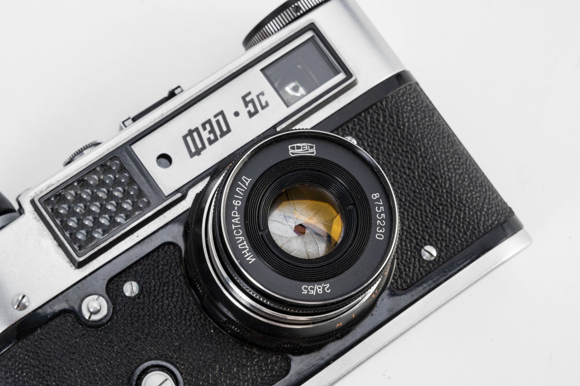 Фотоаппарат "ФЭД-5с" с объективом "Индустар-61 Л/Д" в оригинальном кофре, Харьковский машиностроительный завод им. Дзержинского (ФЭД)