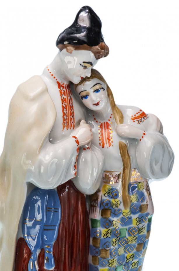 Статуэтка "Майская ночь", фарфор, роспись, Полонский ЗХК, скульптор О.Л.Жникруп, СССР, 1970-1980 гг.