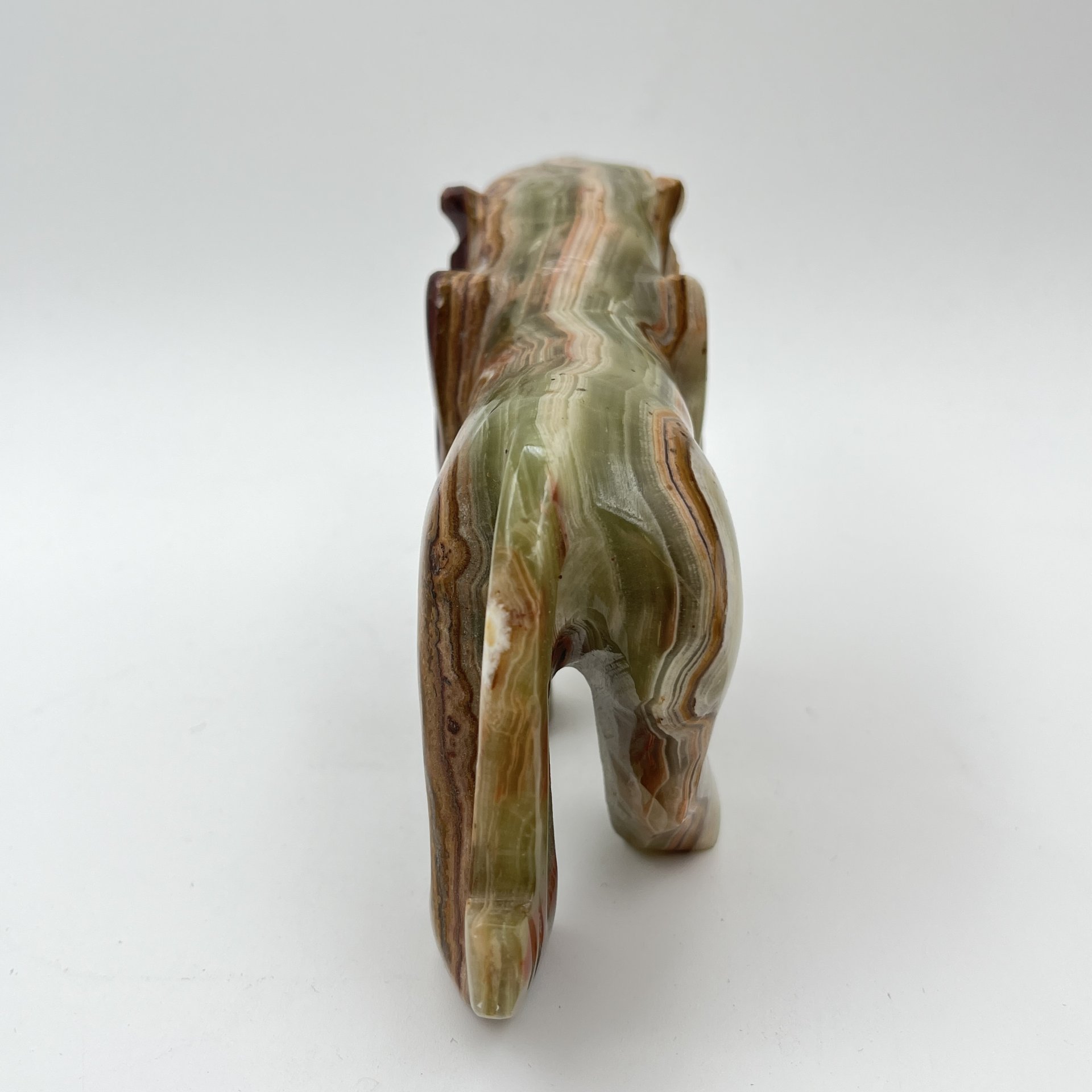 Статуэтка "Тигр", натуральный камень (оникс), резьба, Азия, 2000-2015 гг.