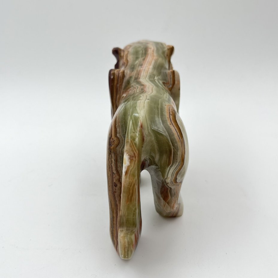 Статуэтка "Тигр", натуральный камень (оникс), резьба